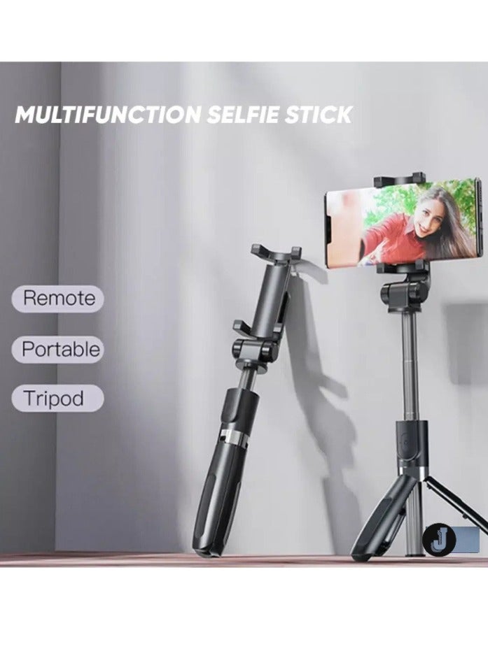 JAJEEK Foldable Selfie Stick Tripod with Wireless Bluetooth Remote – Compact, Extendable Stand for Perfect Selfies, Vlogging, and Photography  - Image 2
