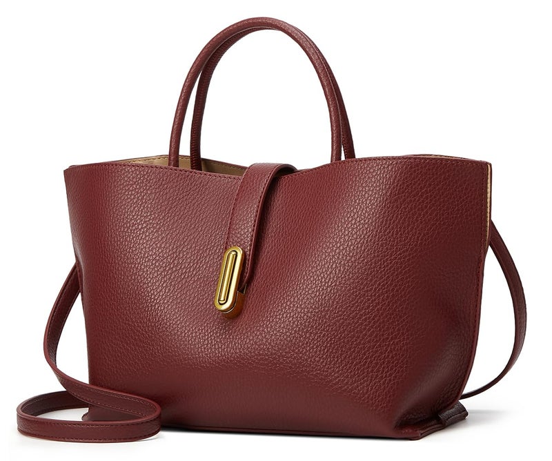 Pocadri Women Vegan Leather Tote Bucket Bags Y2K Trendy Large Vintage Hobo Purses Shoulder Handbags - Image 1