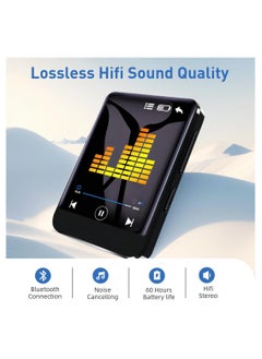 General 64GB High Resolution Touch Screen MP3 Music Player with Bluetooth 5.0, Portable Hi-Fi Lossless Sound Quality Walkman with HD Speakers, FM Radio, Audio Recorder, Video Playback, E-Book Reader  - Image 5