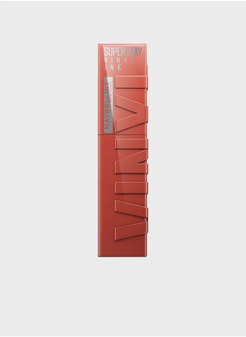 MAYBELLINE NEW YORK Maybelline New York Super Stay Vinyl Ink Nudes Longwear Transfer Proof Gloss Lipstick, Keen