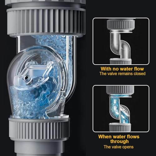 ZEBROC Adjustable Anti-Odor Sink Drainage Pipe Kit – Flexible Universal Waste Pipe with 304 Stainless Steel Strainer Plug, Rubber Sealing Gasket & Connector Nut – Fits Bathroom & Kitchen (1) - Image 4