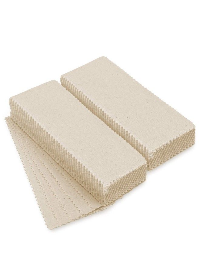 Whaline 200 Pieces Fabric Wax Strip Hair Remover Natural Muslin Epilating Strips Large Cloth Waxing Strips Precut Strips For Body Facial Arms Legs Hair Removal Women Men 7 X 20Cm - Image 1