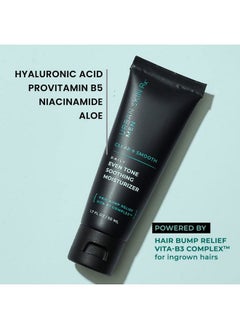 Urban Skin Rx Men’S Daily Even Tone Soothing Moisturizer | Lightweight Moisturizer For Men Hydrates Rough Dry Skin. Formulated With Hyaluronic Acid Aloe Niacinamide And Provitamin B5 | 1.7 Fl Oz  - Image 4