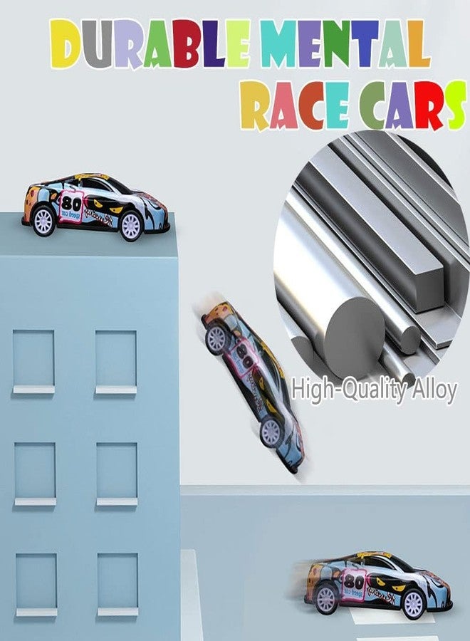 Amitasha 12 Unbreakable Racing Die-Cast Cars for Kids Pull Back Vehicles Metal Alloy Pull Back Car Toys for Boys Age 3 Years Birthday Gift (12 Metal Cars )(assorted) - Image 5