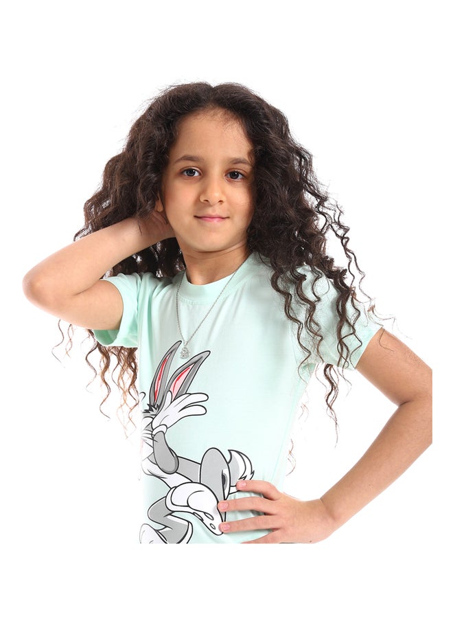 DIADORA - Girls Cotton Printed T-Shirt - Image 1