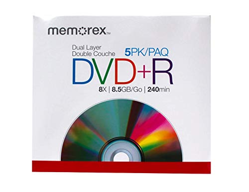 Memorex 8.5GB 8X Double Layer DVD+R (5 Pack) - Image 1