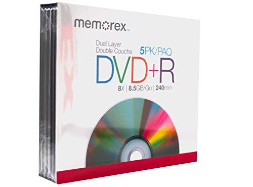 Memorex 8.5GB 8X Double Layer DVD+R (5 Pack) - Image 3
