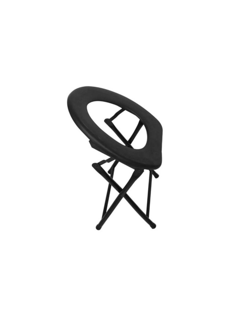 SMART HOME Toilet chair, toilet seat, portable and foldable toilet rack, comfortable and portable bathroom chair for the elderly and people with disabilities - Image 4