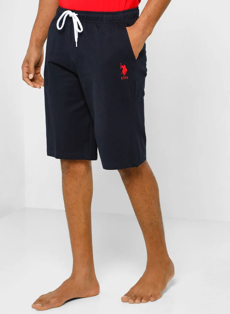 U.S. Polo Assn. Crew Neck T-Shirt And Shorts Set