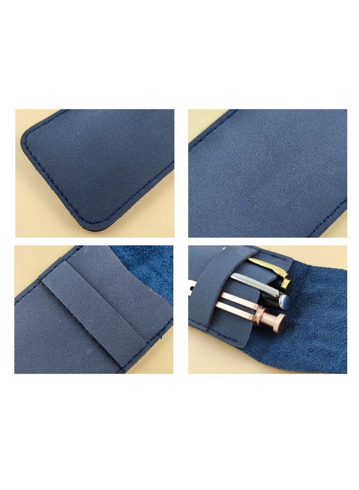 حافظة قلم من الجلد الصناعي، غطاء واقي متين لأقلام الحبر السائل - Image 3