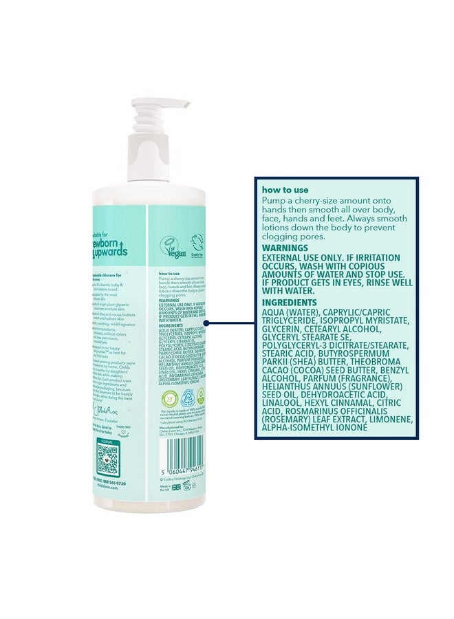 Childs Farm لوسيون للأطفال للبشرة الحساسة مرطب للبشرة الجافة 16.9 أونصة برائحة خفيفة نباتي خالي من القسوة - Image 2