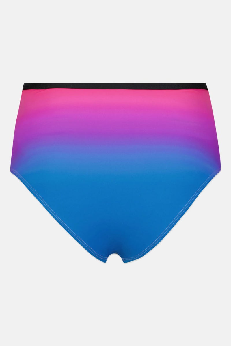 Ellesse Women Ombre Pull On Bikini Bottom, Multicolor - Image 2