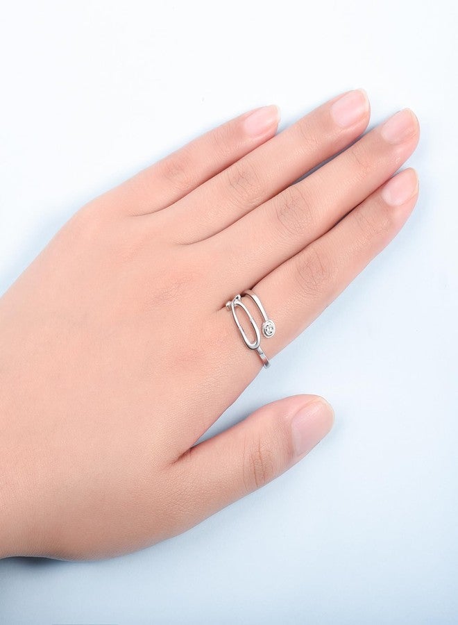 YLT Stethoscope Ring Necklace Sterling Silver Heartbeat Jewelry for Doctor Nurse Medical Student RN Nurse Gifts for Women (stethoscope ring) - Image 5