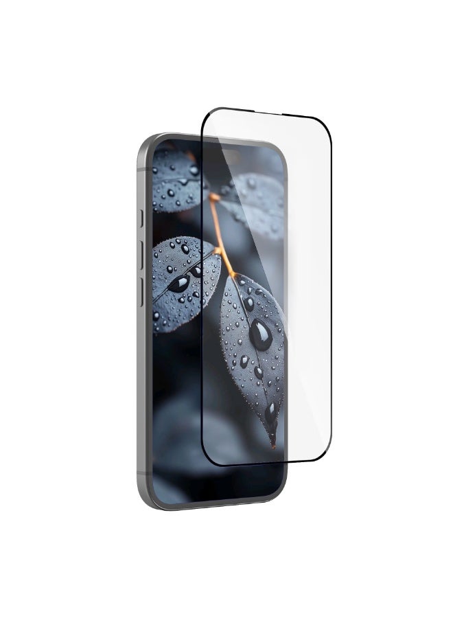 AKSESORY iPhone 13 Pro Screen Protector 6.1 Inch - Tempered Glass Crystal Clear HD Display, 9H Hardness Anti Scratch Protection, Bubble Free Easy Installation, Oleophobic Fingerprint Resistant Guard - Image 1