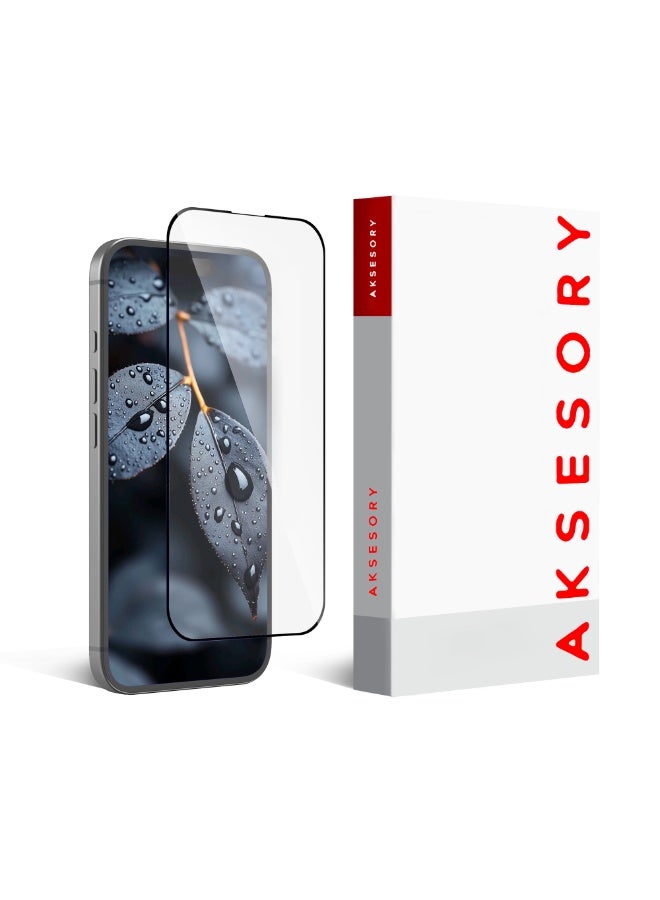 AKSESORY iPhone 13 Pro Screen Protector 6.1 Inch - Tempered Glass Crystal Clear HD Display, 9H Hardness Anti Scratch Protection, Bubble Free Easy Installation, Oleophobic Fingerprint Resistant Guard - Image 3