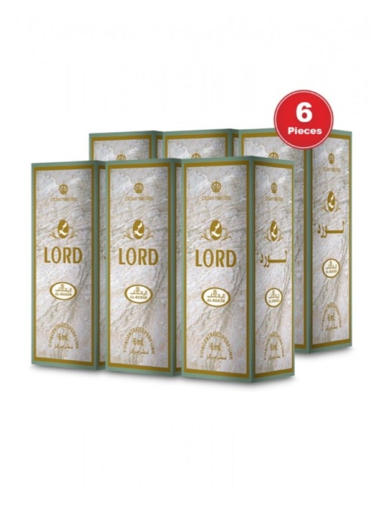 الرحاب عطر لورد 6 قطع 6 مل - Image 1