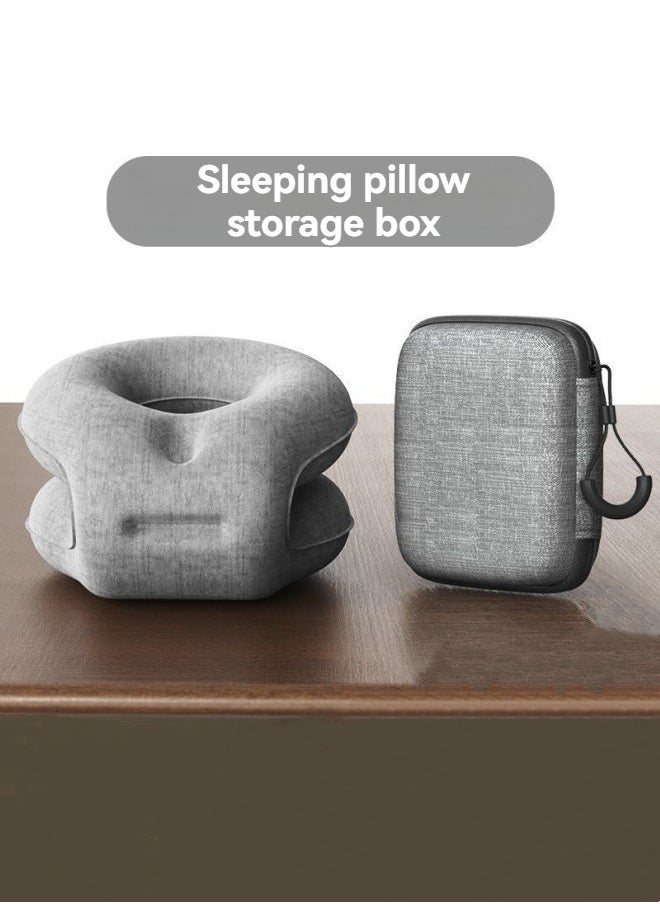M MIAOYAN - Portable nap pillow for adults and students in the office, inflatable nap pillow for classroom - Image 1