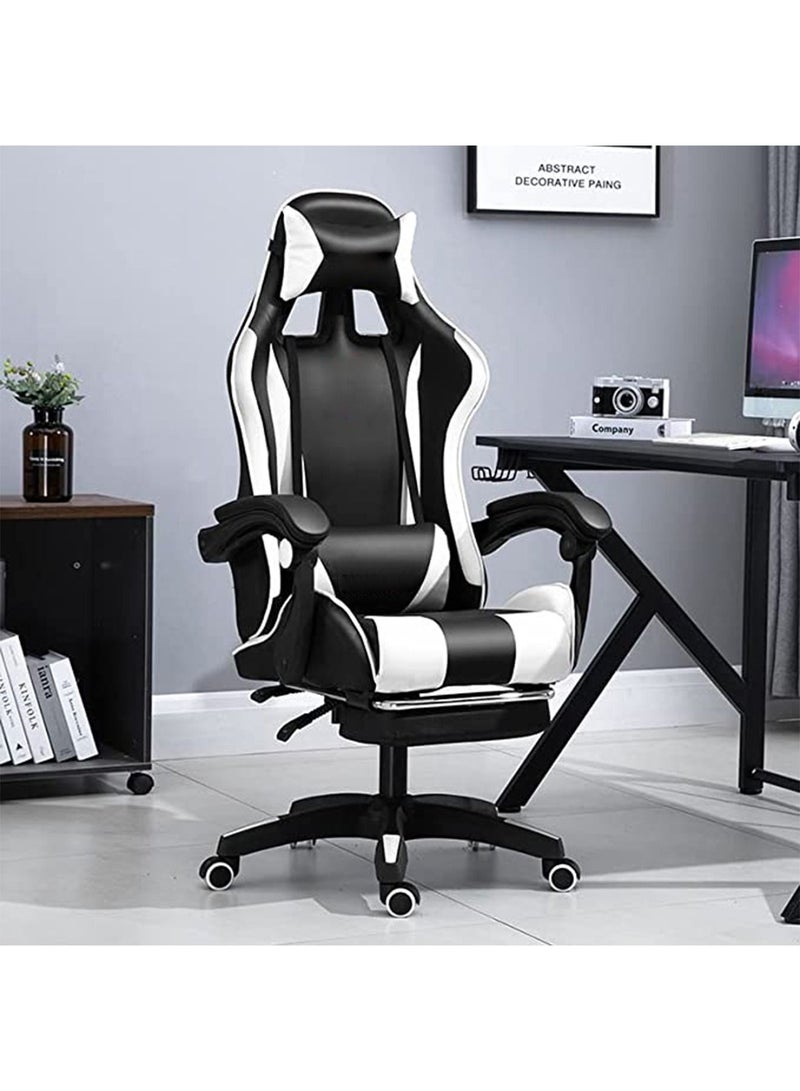 GT-Wheel Ergonomic Office Gaming Chair High Back Computer Chair with Footrest 360° Swivel and Lumbar Support - Image 3