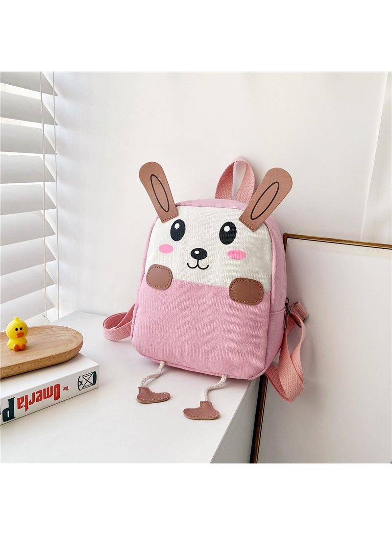 Children's Canvas Bag Kindergarten Schoolbag 2023 New Lightweight Anime Cartoon Backpack Baby Backpack