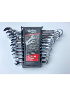 GK TOOLS Genius 12 Piece Combination Wrench Set 12 Piece Open Mouth-Star Wrench 6X22 mm 12 Piece Combination  - Image 5