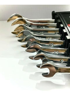 GK TOOLS Genius 12 Piece Combination Wrench Set 12 Piece Open Mouth-Star Wrench 6X22 mm 12 Piece Combination  - Image 2