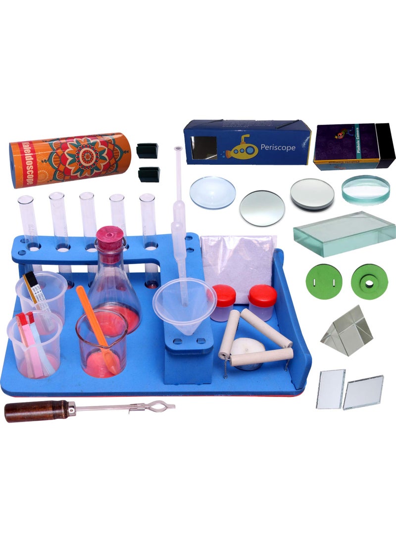 JUNIOR SCIENTIST Plastic Chemistry lab Utility 2 For Kids School Activity Project- Multi Color - Image 4