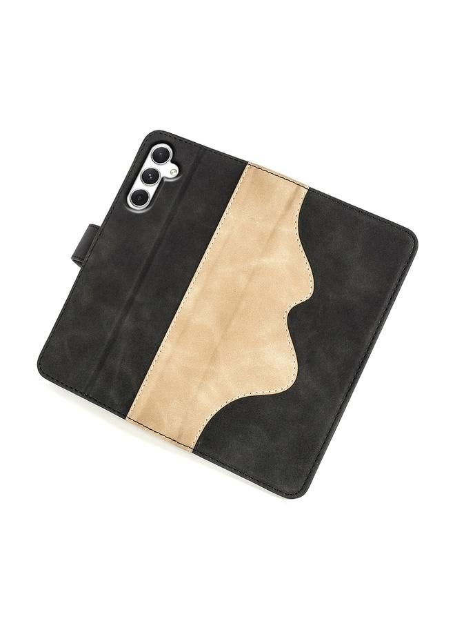 S-TOP Case For Samsung Galaxy S24 5G Stitching Horizontal Flip Leather Phone Case - Image 4