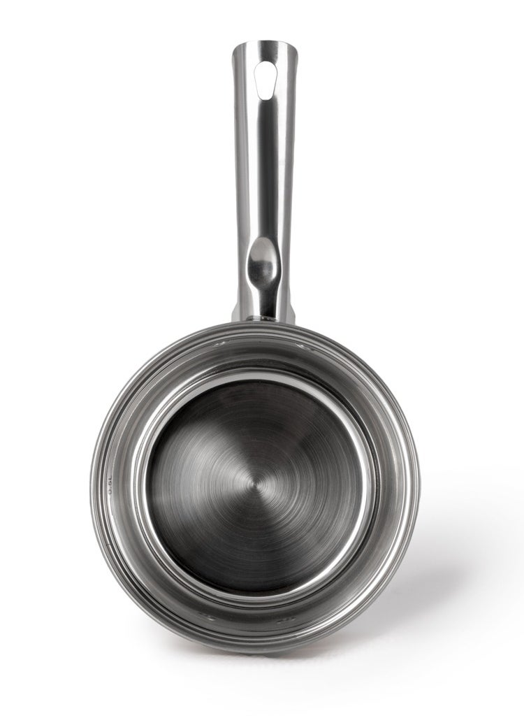 Fissman Saucepan with Glass Lid 16x10.5cm / 2.1L, Stainless Steel 18/10 INOX30 Sauce pan Felina Series  - Image 2