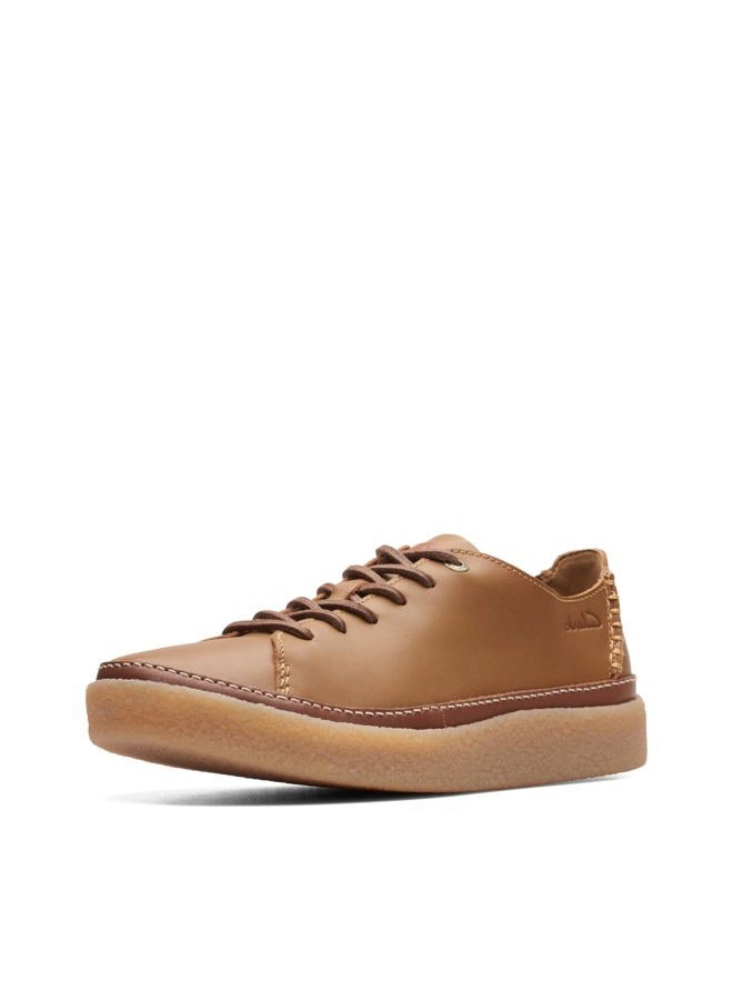 clarks Men's Oakpark Low Oxford, Tan Leather, 8 - Image 1