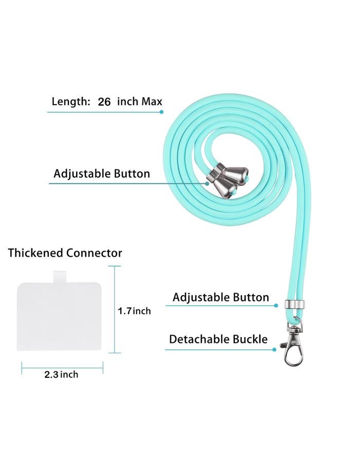 S-TOP Case For iPhone 15 Plus Electroplating Splicing Marble Pattern IMD TPU Shockproof Case with Neck Lanyard - Image 4
