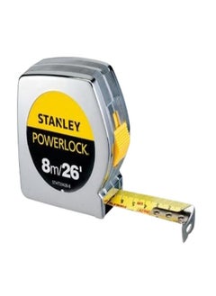 Stanley 33428-8 Meters Measure, 25 mm, 8M, One Peice - Multicolor