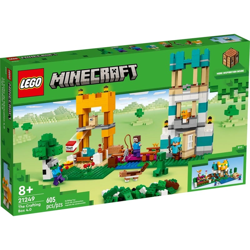 LEGO - Minecraft The Crafting Box 4.0 605 Pieces - 21249 - Image 1