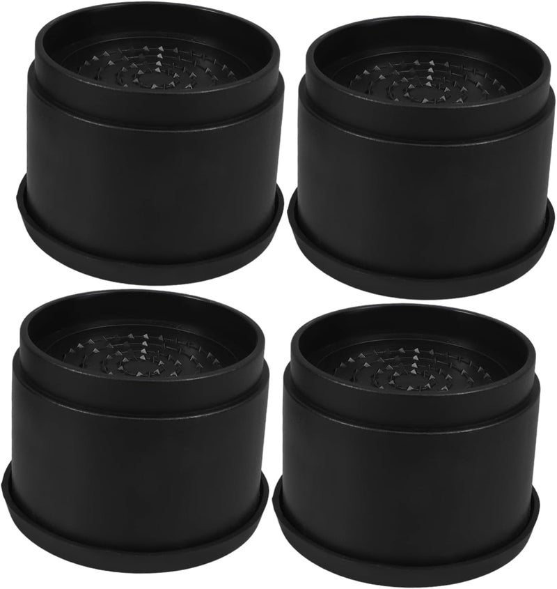 Stackable Bed Risers 4 Pcs Set Adjustable Height Furniture Foot Pads for Sofa Couch Table and Chair Anti-Slip Heavy Duty Floor Protectors for Home Use - Image 1