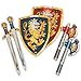 Liontouch  Noble Knight Set for Kids  BlueRed Foam Swords  Shields  Includes Battle Axes  Medieval Costume Accessories for Play Fights  Safe Pretend Play Toy Weapons for Boys  Girls Ages 38 - Image 4