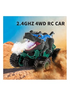 Y&D 2.4GHz Remote Control Dinosaur Car Toys for Kids Boys RC Dino with Light Sound Spray Indoor Outdoor All Terrain Electric Gifts 3 to 12  - Image 5
