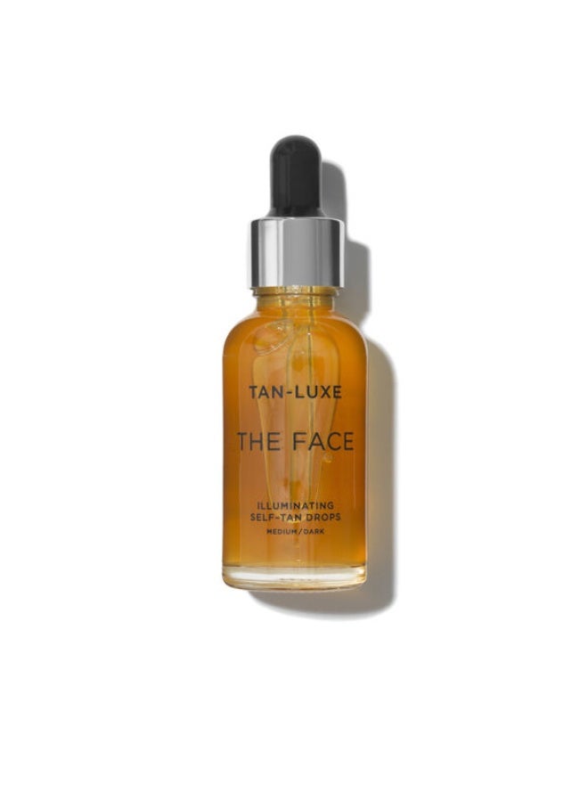 Tan-Luxe The Face Illuminating Tan Drops medium dark 30 ML - Image 1