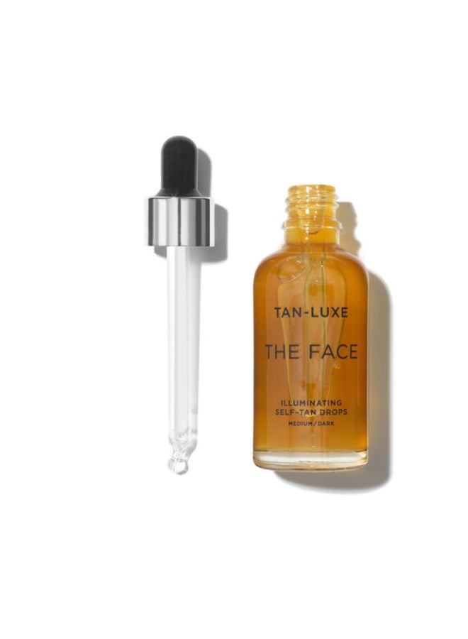 Tan-Luxe The Face Illuminating Tan Drops medium dark 30 ML - Image 2