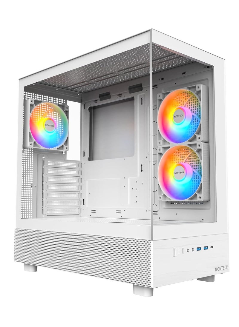 NANOTECH - Uber Fast Gaming PC - Intel Core i5-14400F Desktop Processor, 10 Cores & 16 Threads, DDR5 32GB (2*16) 6000MHz Ram, Nvidia GeForce RTX 4060 8GB OC Edition GDDR6 Graphics Card, 1TB NVMe M.2 SSD, 3 Fan AIO Liquid Cooler, 650W 80 Plus Standard Power Supply, Windows 11 Pro | Wi-Fi - Image 1