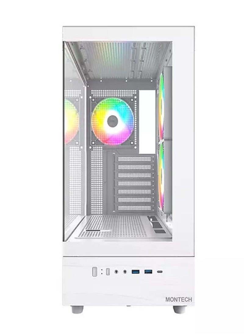 NANOTECH - Uber Fast Gaming PC - Intel Core i5-14400F Desktop Processor, 10 Cores & 16 Threads, DDR5 32GB (2*16) 6000MHz Ram, Nvidia GeForce RTX 4060 8GB OC Edition GDDR6 Graphics Card, 1TB NVMe M.2 SSD, 3 Fan AIO Liquid Cooler, 650W 80 Plus Standard Power Supply, Windows 11 Pro | Wi-Fi - Image 1