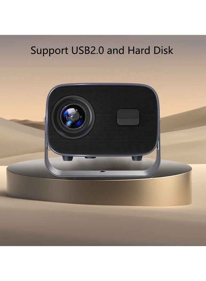 Smart Projector Portable Small Android 11 Projector with 5G2.4G Dual WiFi BT 1080P 8000L 4K Support USB2.0 and Hard Disk yunnstore  - Image 2