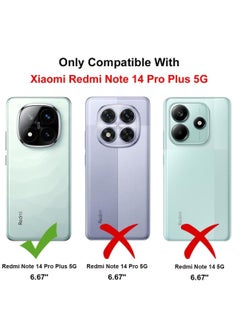 BORTONY Xiaomi Redmi Note 14 Pro Plus 5G Case Cover Soft TPU Premium Soft Liquid Silicone Case Lightweight Shock Protective Cover with Camera Protection for Redmi Note 14 Pro Plus 5G  - Image 2
