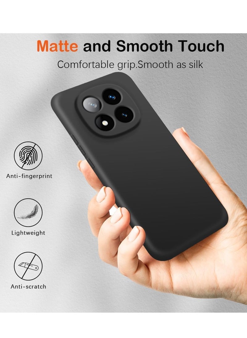 BORTONY Xiaomi Redmi Note 14 Pro Plus 5G Case Cover Soft TPU Premium Soft Liquid Silicone Case Lightweight Shock Protective Cover with Camera Protection for Redmi Note 14 Pro Plus 5G - Image 3