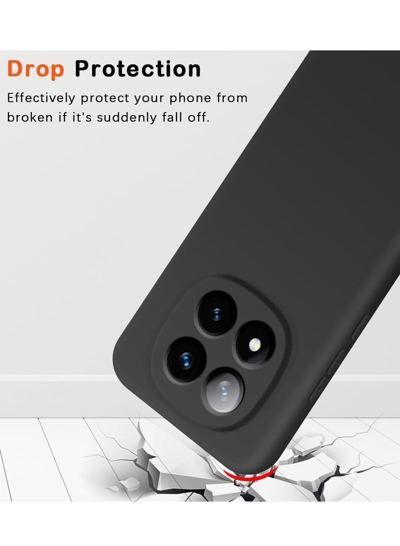 BORTONY Xiaomi Redmi Note 14 Pro Plus 5G Case Cover Soft TPU Premium Soft Liquid Silicone Case Lightweight Shock Protective Cover with Camera Protection for Redmi Note 14 Pro Plus 5G - Image 4