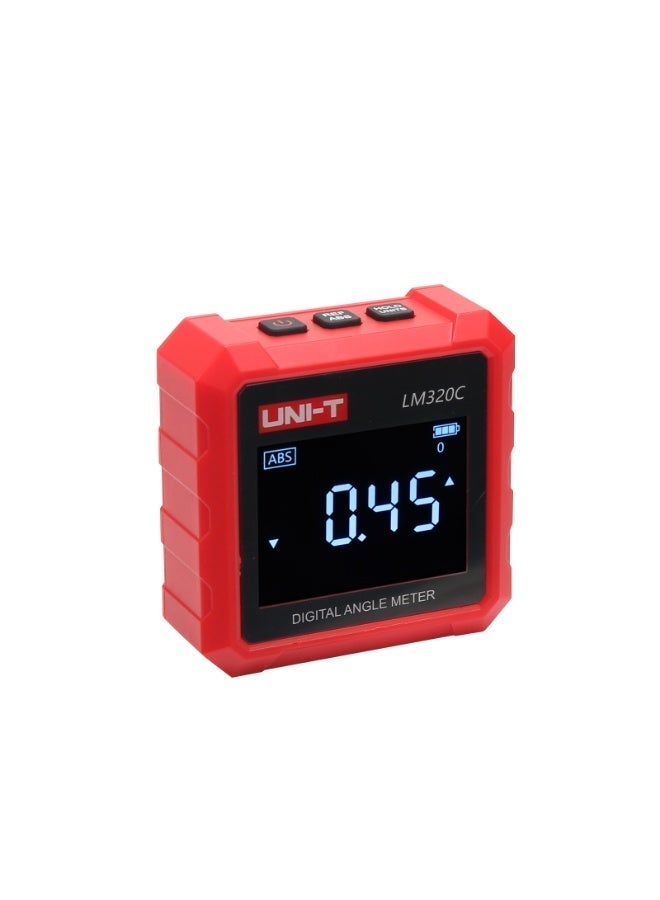 يوني تي Digital Inclinometer LM320C Magnetic Angle Meter Level Gauge 4x90° Protractor Goniometer Tool - Image 1