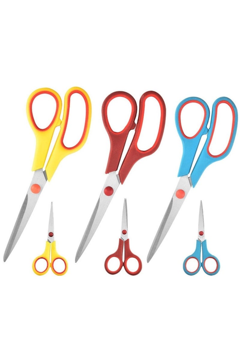 عبوة مقص ألوان – قطعتان بأحجام مختلفة - Image 1