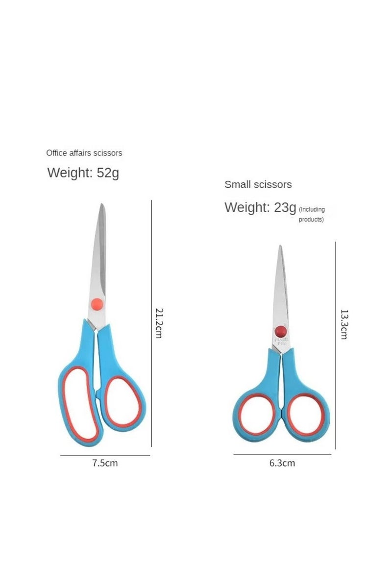عبوة مقص ألوان – قطعتان بأحجام مختلفة - Image 3