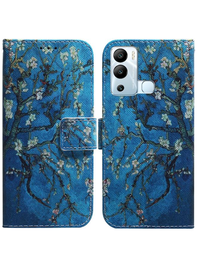 اس-توب جراب هاتف جلدي برسومات ملونة لهاتف Infinix Hot 12i - Image 1