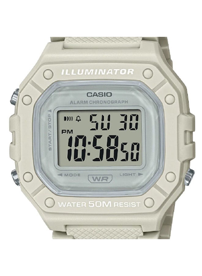 كاسيو Resin Digital Wrist Watch W-218HC-8AVDF - Image 3