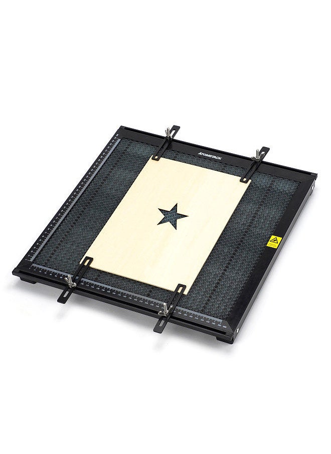 ATOMSTACK - F2 Laser Cutting Honeycomb Working Table All-metal Structure Steel Panel Board Platform with Measurement 400x400mm Work Area Fast Heat Dissipation Table-protecting - Image 1