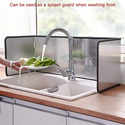 MMUK 4 Sided Splatter Guard for Frying Stove Top Stainless Steel Splatter Screens for Fine Mesh Oil Splash Guard Anti Splatter Shield Guard - Image 2